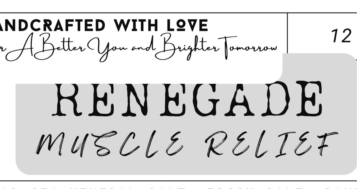 OIA x EIN+URAZ | "Renegade" | MUSCLE RELIEF | 10-64mL